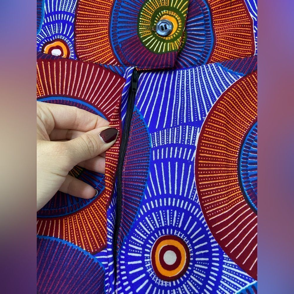 Bohemian Batik Patterned Skirt - Picture 5 of 7